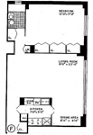 The Crystal House 1 Bedroom Floor Plan
